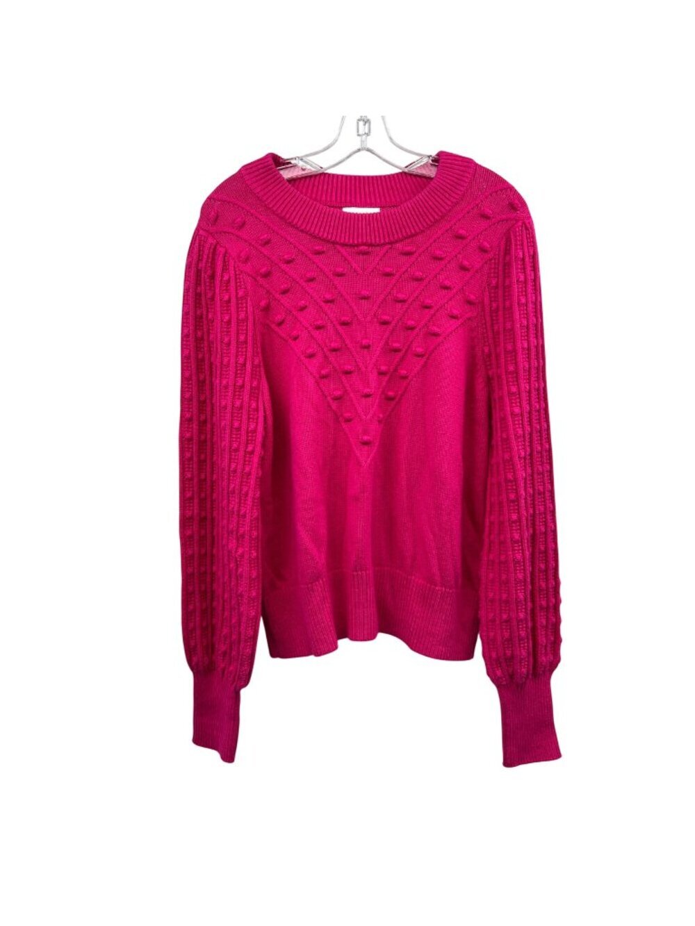 Charter Club Womens Knit Pullover Sweater Textured Pink Size XL